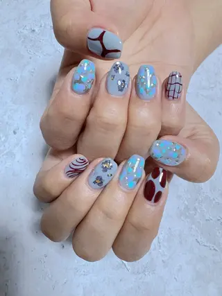 ネイル Blowe ニュアンスのネイルデザイン