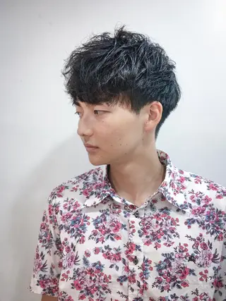 ショート パーマ ヘアアレンジ メンズ メンズスタイル ly本厚木のヘアスタイル