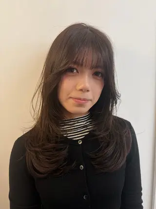 ロング cana 札幌レイヤースタイルのヘアスタイル