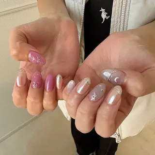 ミディアム 🦋Nail Amo🦋のネイルデザイン