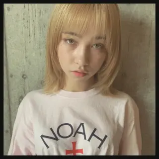 ミディアム カラー パーマ ヘアアレンジ メンズ キッズ ネイル マツエク・マツパ アイブロウ 🌈髪質改善🉐割✨ 🌻“ever”🌻のヘアスタイル