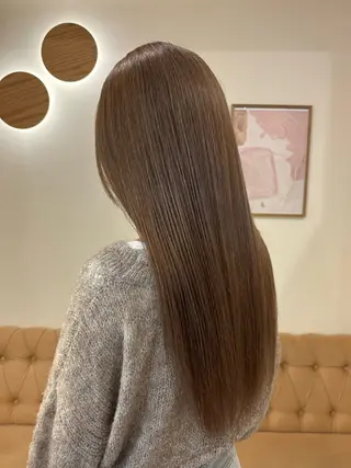 ロング カラー シンバ ヒナノ/髪質 改善/レイヤーカットのヘアスタイル