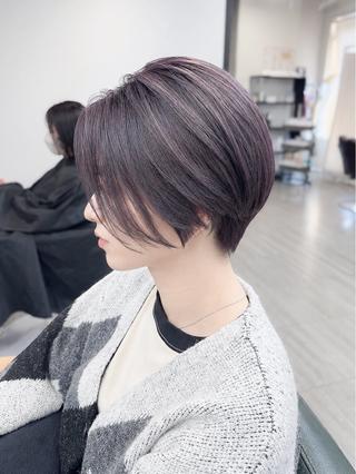 ショート ショート/ボブ ハイトーン❤️原航平のヘアスタイル