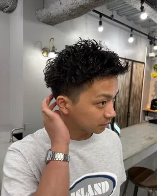 ショート パーマ メンズ 💈メンズ特化💈 TEPPEIのヘアスタイル