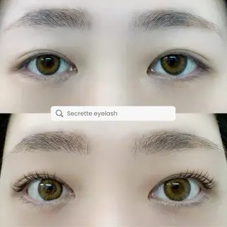 マツエク・マツパ Secrette eyelashのマツエク・マツパデザイン