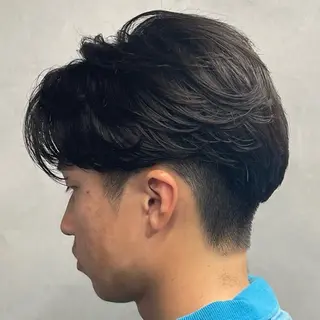 ミディアム パーマ ヘアアレンジ メンズ fifth 石川 凪のヘアスタイル