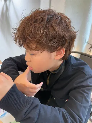 パーマ メンズ キッズ メンズパーマ特化🔥 ツイスパ/シャドウのヘアスタイル