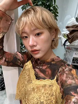 ショート 縮毛矯正/レイヤー taiga🧡のヘアスタイル