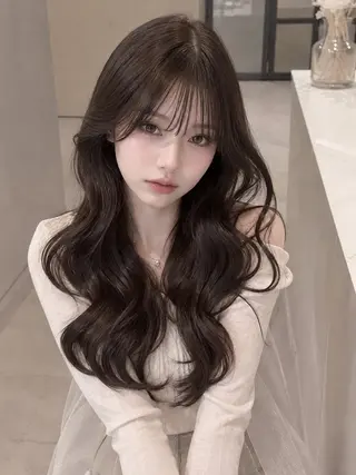 ロング パーマ 愛されカラー🩷 はるなのヘアスタイル