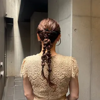 ロング ヘアアレンジ 〖❁ちひろ| LEONID❁〗のヘアスタイル