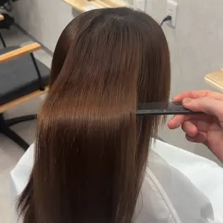 セミロング 結べるレイヤーカット /カラー/あさかのヘアスタイル