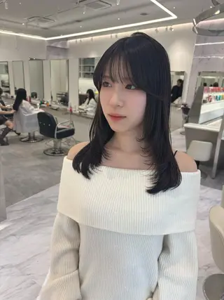 セミロング ParveMix 🪽鳥取彩花のヘアスタイル
