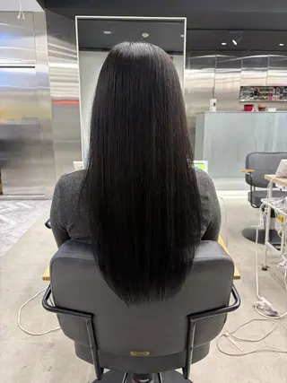 ロング カラー ななみ.⋆𝜗𝜚 透明感カラー/まつパのヘアスタイル