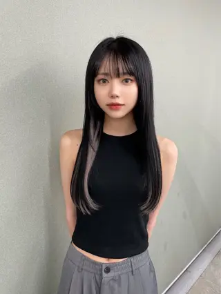 ロング カラー ヘアアレンジ 🎀プルエクステ みまひかる🎀のヘアスタイル