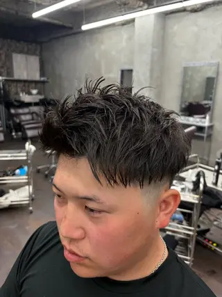 ショート メンズ 西田 龍我のヘアスタイル