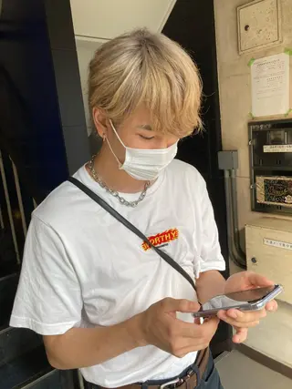 カラー メンズ カット スパのヘアスタイル