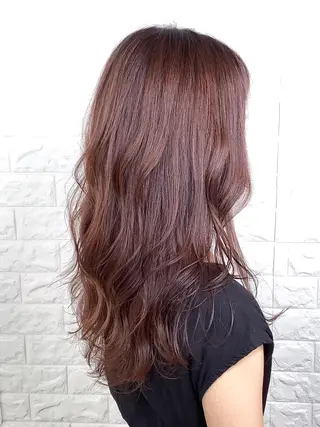 ロング カラー 髪質改善縮毛矯正 美容師✂️山崎竜二のヘアスタイル