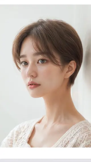ショート 髪質改善カラー /髪質改善ストレートのヘアスタイル