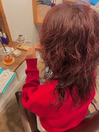 セミロング カラー パーマ 🌷pasapas/ すみれ🌷のヘアスタイル