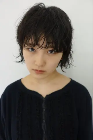 ショート パーマ ogura hitomiのヘアスタイル
