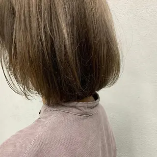 ショート カラー 🌱小顔魅せショート 髪質改善カラー/泉綺のヘアスタイル
