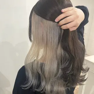 カラー 🍀火曜以外予約⭕ 安藤澪央☘️のヘアスタイル