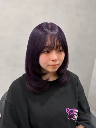 ミディアム THE ECT 🌸濱吉優希🌸のヘアスタイル