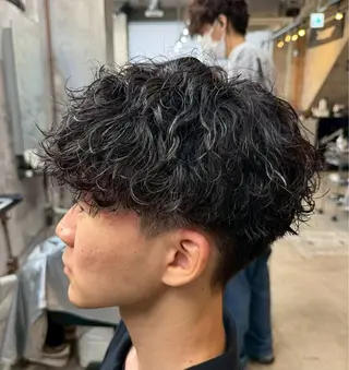 ショート パーマ toa/ メンズのヘアスタイル