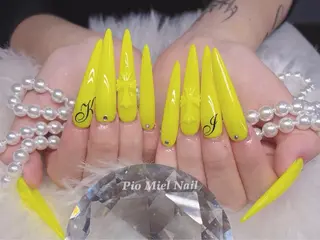 ネイル HANA 長さだしのネイルデザイン