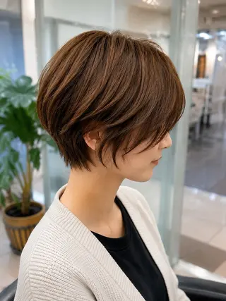 ショート 菅野谷 琉那のヘアスタイル