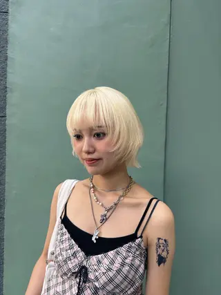 ショート カラー 藤崎 叶也のヘアスタイル