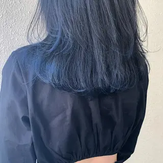 セミロング kiyono ⭐︎ダブルカラーのヘアスタイル