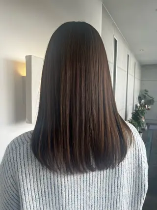 ミディアム おせ ちさとのヘアスタイル