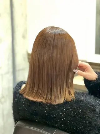 セミロング カラー HAIRLABO 篠崎空竜のヘアスタイル