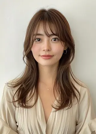 ロング カラー 佐藤優晟/カラー/ 癖毛ショート/表参道のヘアスタイル