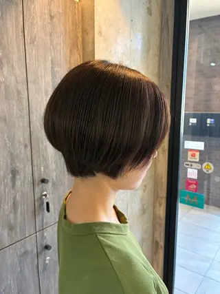 ショート カラー SHIHO✨ 白髪染め専門のヘアスタイル