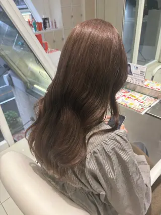 ロング カラー 久保山 ことのヘアスタイル
