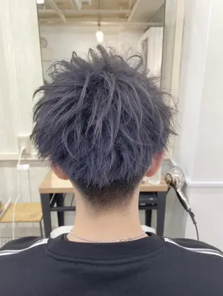 ショート カラー メンズ FUKUSHIMAのヘアスタイル