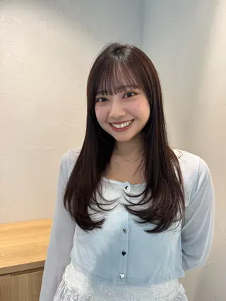 ロング 蟹江 聡太✨レイヤーカットのヘアスタイル