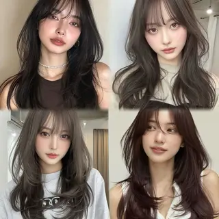ロング カラー 🌛ダブルカラー 🌜SAYAKAのヘアスタイル