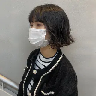 ショート パーマ ウルフカット 811 大阪梅田 ウルフのヘアスタイル