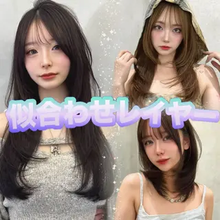 ロング カラー 栄/艶髪カラー /レイヤー/たいちのヘアスタイル