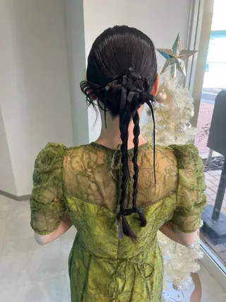 ヘアアレンジ 藤原 珠花のヘアスタイル