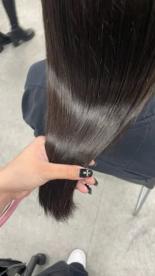 カラー ヘアアレンジ 🖤艶髪／髪質改善 横浜美容室／ゆりのヘアスタイル