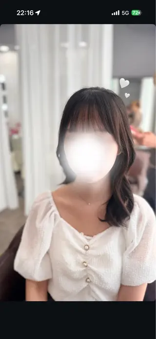 セミロング カラーモデル募集中 🍒misakiのヘアスタイル