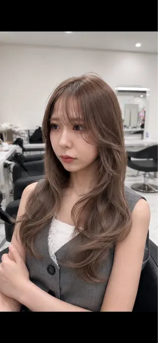 ロング 艶髪ブリーチあり/レ イヤーカット🎀セナのヘアスタイル