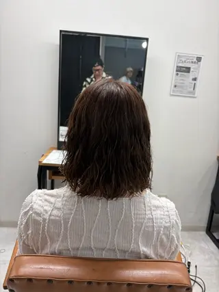 パーマ メンズ 海外風パーマ カラー特化園田　楓莉のヘアスタイル