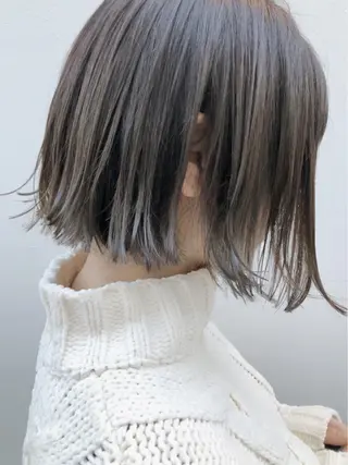 ショート カラー ノグチ ユウキ/ボブのヘアスタイル