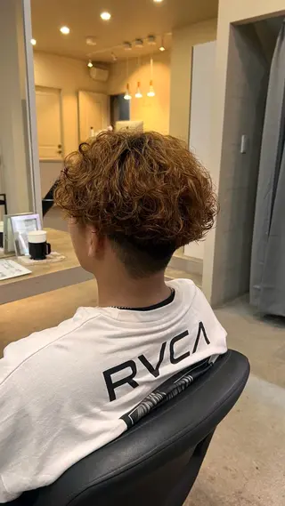 ミディアム 野村 星斗のヘアスタイル