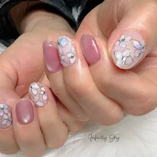 ネイル infinity skyのネイルデザイン